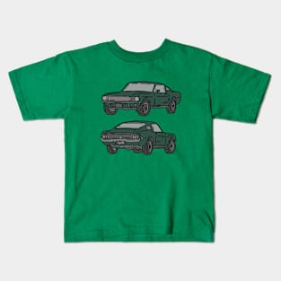 classic muscle car Kids T-Shirt